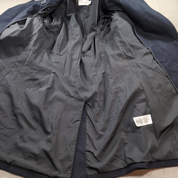 Coach Womens‎ 1941 Naval Officer Pea Coat Navy Blue Double Breasted Patch Size 0 - Picture 9 of 12